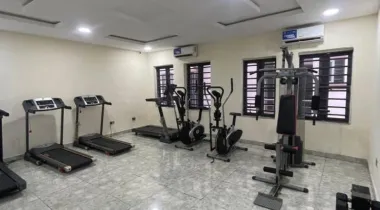 Spacious  3 bedroom flat with a room bq at location: Lekki conservation 