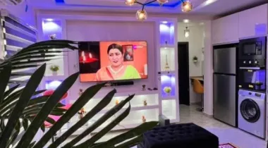 A FULLY FURNISHED MINI FLAT (A ROOM &amp; PALOUR) IN AN ESTATE, @ 📍 Ilaje,Lagos . .mobile road