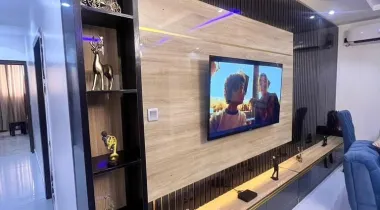 Smart tv and modern decor