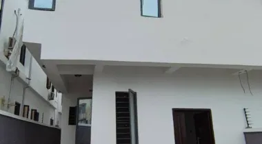 A sharp 4bedroom semi detached duplex without BQ, 2 car park, in a secured estate at Ologolo Lekki 