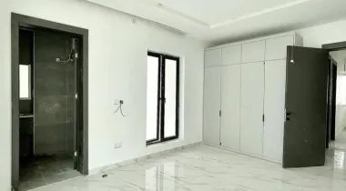 Bedroom Semi Detached Duplex with a Pool, Elevator and 2 Room BQ