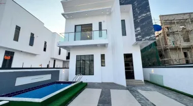 EXQUISITELY FINISHED LUXURY 5 BEDROOM FULLY DETACHED DUPLEX WITH ROOFTOP TERRACE, CINEMA, SWIMMING POOL, GYM  AND BQ*