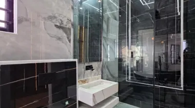 EXQUISITELY FINISHED LUXURY 5 BEDROOM FULLY DETACHED DUPLEX WITH ROOFTOP TERRACE,SWIMMING POOL, EQUIPPED GYM, SOUNDPROOF WINDOWS, PENT FLOOR KITCHENETTE AND BQ etc. Siting on 342sqm