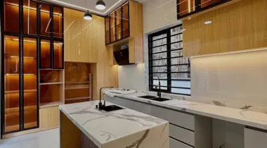 AJAH LAGOS | 5 BED | N330M ASKING  CONTEMPORARY DESIGNED 5 BEDROOM FULLY DETACHED HOME WITH SWIMMING POOL, GYM ROOM, BQ FOR SALE