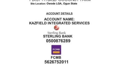 Finally, the arrival of the first Highbrid coconut farm in nigeria is here, Àdàbà (Dove)‼️🥥*