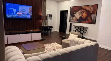 Fully furnished 4bedroom terrace duplex with 5kv solar