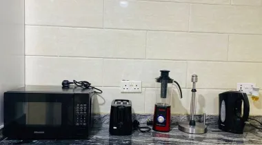 Microwave and blender