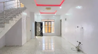 Single Room Upstairs available for rent ‼️  comes with personal prepaid meter  Location: Ikota lekki Lagos