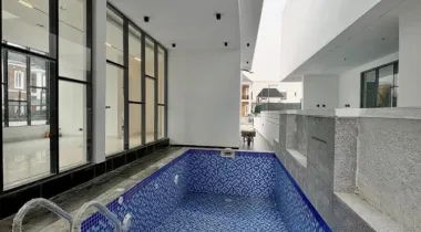 LEKKY COUNTY, LEKKI | N600MCONTEMPORARY 5 BEDROOM FULLY DETACHED DUPLEX WITH SWIMMING POOL, 6 CARS SPACE FOR