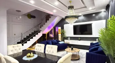 Brandnew  Furnished 4 Bedroom Corner piece Terrace Duplex,in a Service call and code to access estate