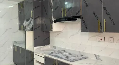 A standard mini flat  A room and parlor 