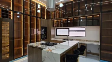 EXQUISITELY FINISHED LUXURY 5 BEDROOM FULLY DETACHED DUPLEX WITH ROOFTOP TERRACE,SWIMMING POOL, EQUIPPED GYM, SOUNDPROOF WINDOWS, PENT FLOOR KITCHENETTE AND BQ etc. Siting on 342sqm