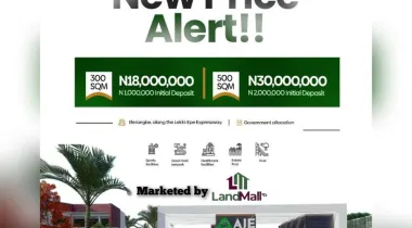 300 and 500 Sqm Dry Land for SALE Located at Elerangbe, Ibeju - Lekki.