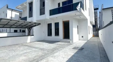 Front view of house and compound