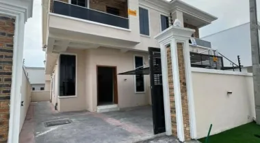 Front view of house and compound