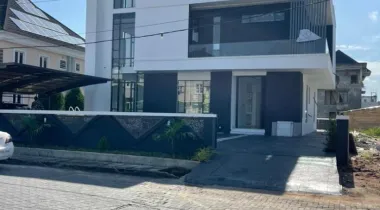 Front view of house and compound