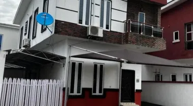 Front view of house and compound