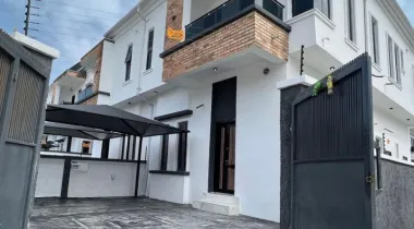 Front view of house and compound