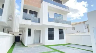 Front view of house and compound