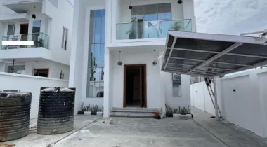 Front view of house and compound