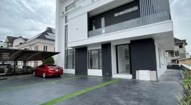 Front view of house and compound