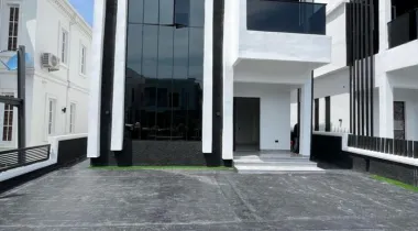 Front view of house and compound