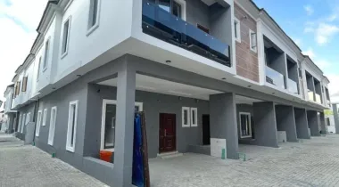 Front view of house and compound