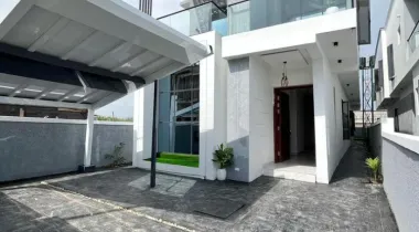 Front view of house and compound