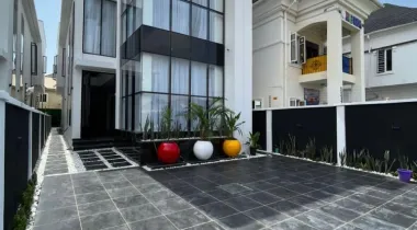 Front view of house and compound