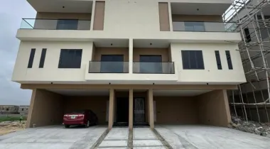 A MAGNIFICENT CONTEMPORARY BRAND NEW  AUTOMATED FOUR BEDROOM SEMI-DETACHED DUPLEX WITH BQ