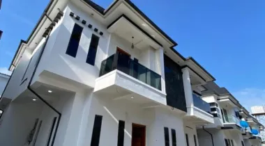 4 BEDROOM SEMI DETACHED DUPLEX  WITH BQ  AT IKOTA LEKKI LAGOS