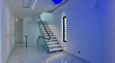 5 BEDROOM FULLY DETACHED DUPLEX WITH ROOF TOP TERRACE, WITH SWIMMING POOL AND BQ LOCATED AT OLOGOLO, LEKKI