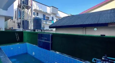 5 BEDROOM FULLY DETACHED DUPLEX WITH ROOF TOP TERRACE, WITH SWIMMING POOL AND BQ LOCATED AT OLOGOLO, LEKKI