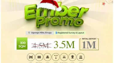 300/500/1000 Sqm Dry Land Available for SALE at Ugwogo Nike, Enugu State.