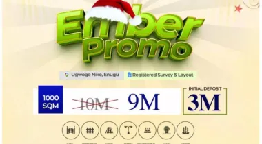 300/500/1000 Sqm Dry Land Available for SALE at Ugwogo Nike, Enugu State.