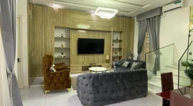 4 Bedroom Semi Detached House With Fitted Kitchen, en suite Bedrooms, etc. Available For RENT Located At Ikota, Lekki.