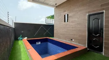 EXCLUSIVELY FINISHED TO TASTE LUXURY 5BED FULLY DETACHED DUPLEX WITH BQ