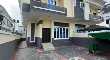 4 Bedroom Semi Detached Duplex With BQ Available For RENT Located At Chevron.