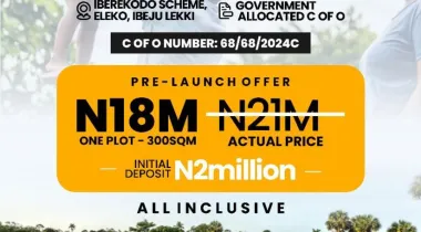 Welcome to Deluxe Manor, a luxurious and exclusive residential estate located in the heart of Ibeju-Lekki, Lagos State