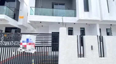 Semi Detached Duplex with a Room Boys Quarter is Available For Sale at Ajah, Ajah Lagos.*