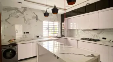 A LUXURIOUS 4 BEDROOM FULLY DETACHED DUPLEX WITH A ROOM BOYS QUARTER IS AVAILABLE FOR SALE AT OSAPA LONDON,  LEKKI LAGOS.*