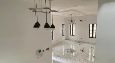 4 Bedroom Fully Detached Duplex With A Room Boys Quarter Available For RENT Located At Orchid Road (Before The Roundabout), Lekki.