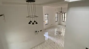 4 Bedroom Fully Detached Duplex With A Room Boys Quarter Available For RENT Located At Orchid Road (Before The Roundabout), Lekki.