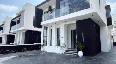 5 Bedroom Fully Detached Duplex With Boys Quarter Available For Sale and Located At Lekki County.