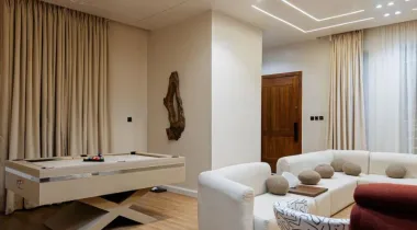 GLAMOROUS PRIVATE 3 -BEDROOM SEMI DETACHED (SELF COMPOUND) WITH PRIVATE CINEMA &amp; WINE BAR