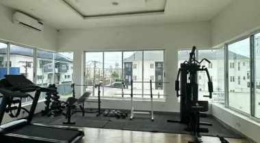 Luxurious 4 bedroom terrace duplex with BQ, swimming pool, fully equipped gym and a playground