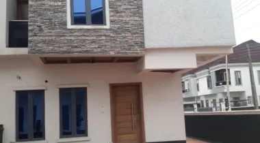 4 Bedroom semi detached open coupound for rent with a bq