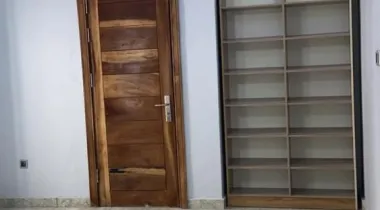4 Bedroom semi detached open coupound for rent with a bq