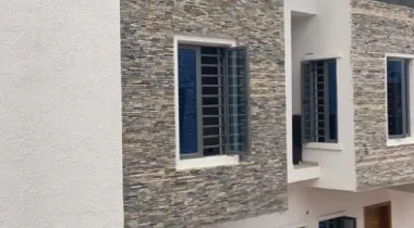 4 Bedroom semi detached open coupound for rent with a bq