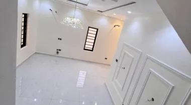 4 bedroom detached with bq  house, the middle unit. It’s going for N12m/an
